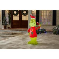 4-ft LED Pre-Lit Inflatable Grinch