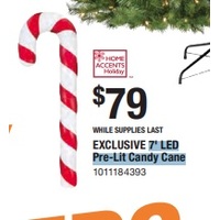 7-ft LED Pre-Lit Candy Cane