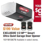 1/2 HP Smart Ultra-Quiet Garage Door Opener