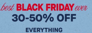 30-50% off Everything