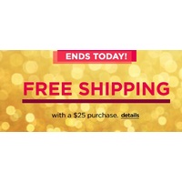 Free Shipping w/$25+ Order