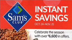 The Sam's Club Instant Savings Book is Live