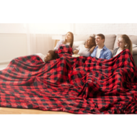 Sutton Home Fashion Mega Blanket Throw 10ft x 9ft Buffalo Check